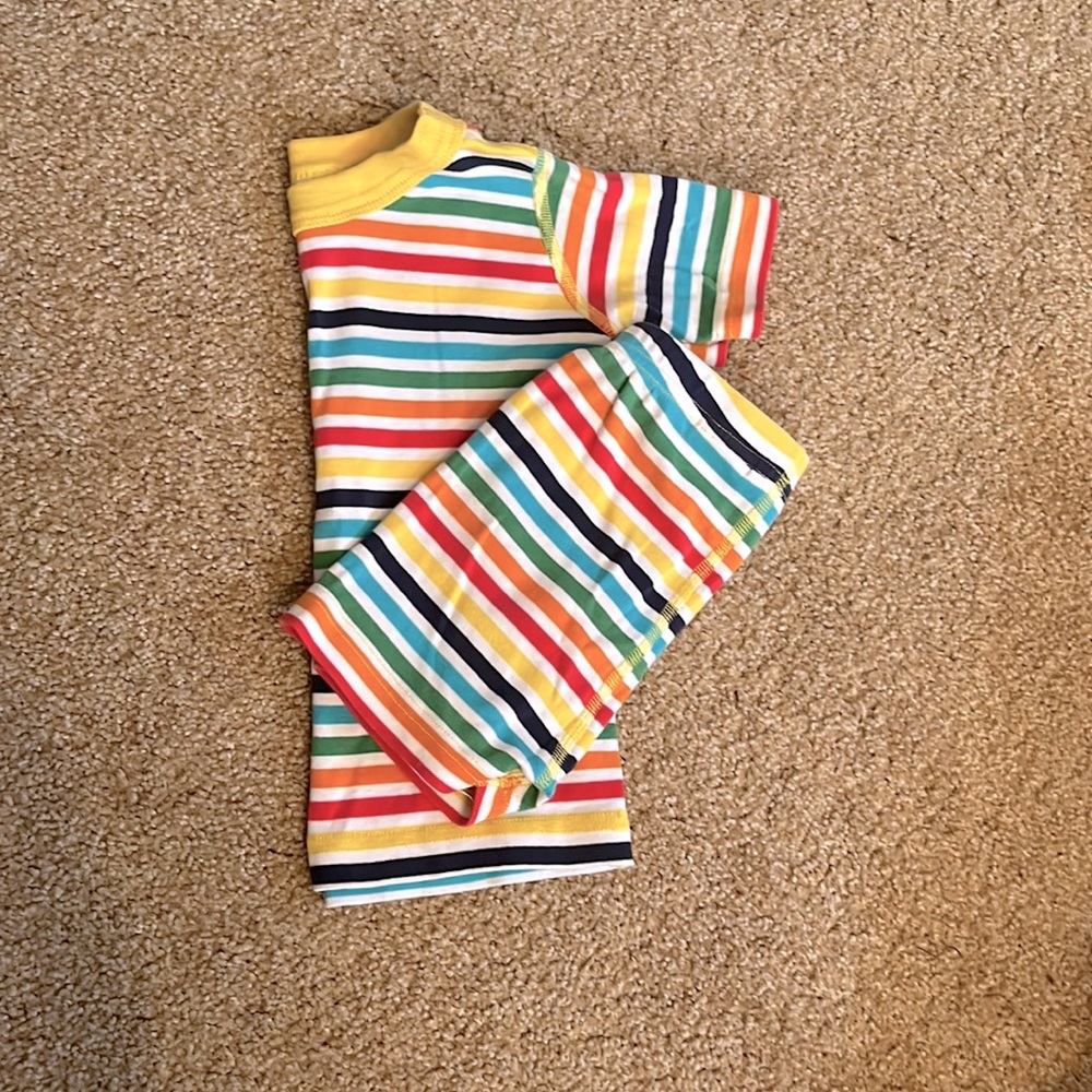 Size 3 rainbow Hanna Andersson short PJs